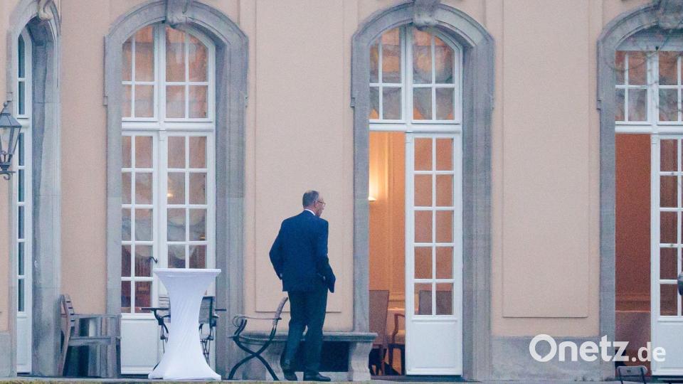 Zwei Tage lang berieten führende Koalitionäre am Rande Berlins. Bild: Carsten Koall/dpa