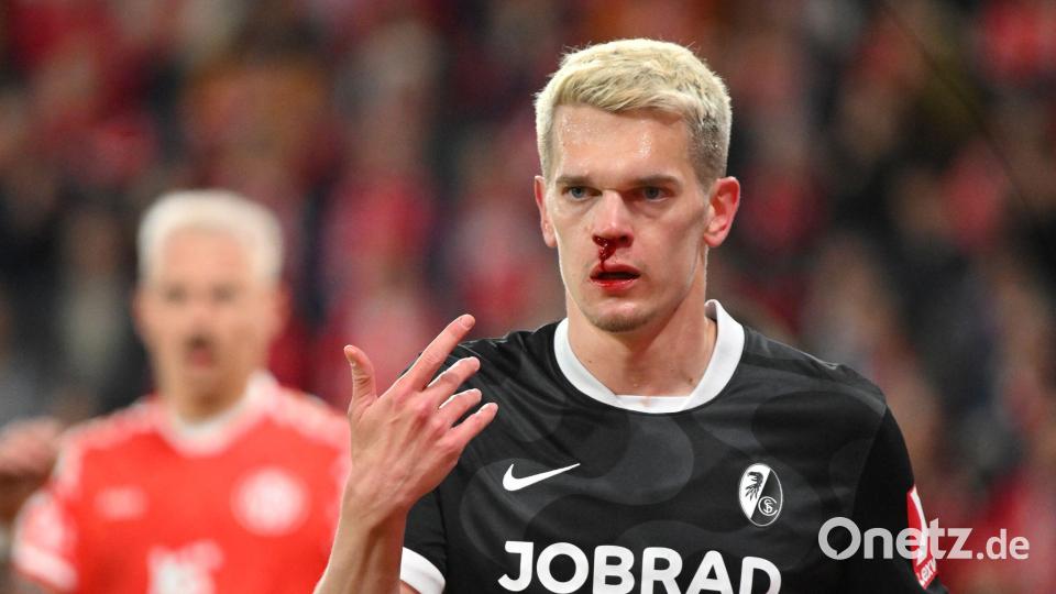 Musste immer wieder behandelt werden: Matthias Ginter. Bild: Torsten Silz/dpa