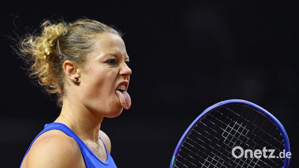 Der Auftakt ins Match lief nicht wie geplant, aber Laura Siegemund drehte die Partie. Bild: Marijan Murat/dpa