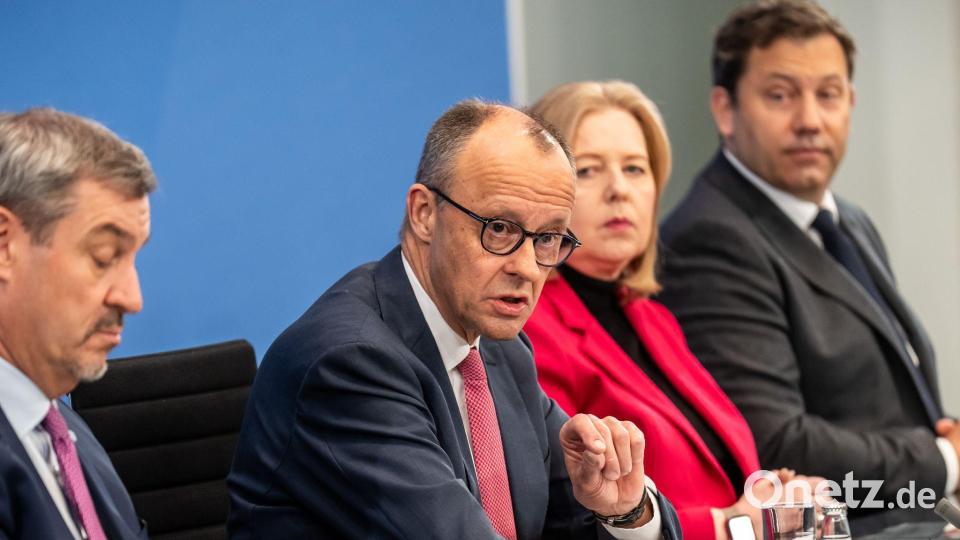 Koalitionsausschuss gibt Ergebnisse bekannt Bild: Michael Kappeler/dpa