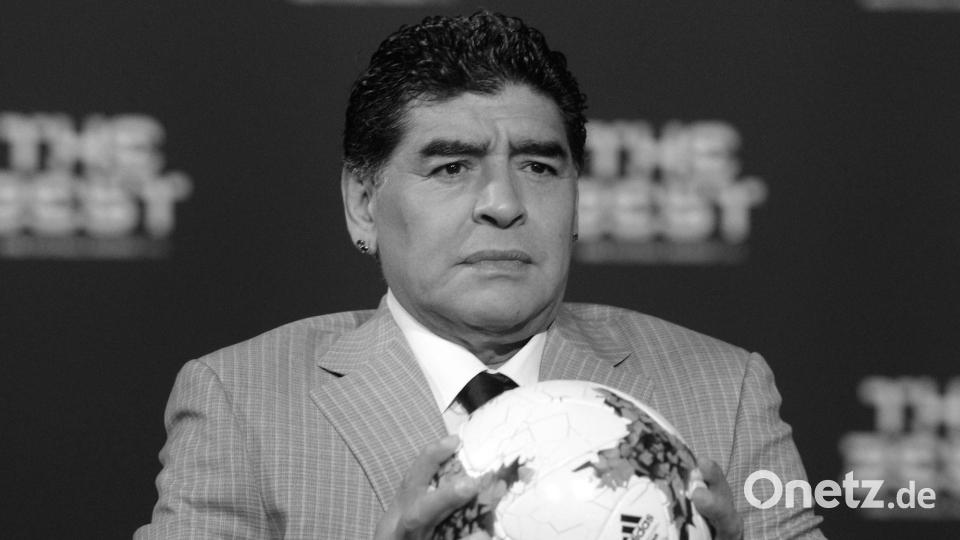 Maradona war im November 2020 im Alter von 60 Jahren gestorben. (Archivbild) Bild: Patrick Seeger/dpa