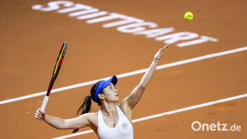 In Stuttgart trifft Eva Lys in der ersten Runde auf die Spanierin Paula Badosa. (Archivbild) Bild: Tom Weller/dpa