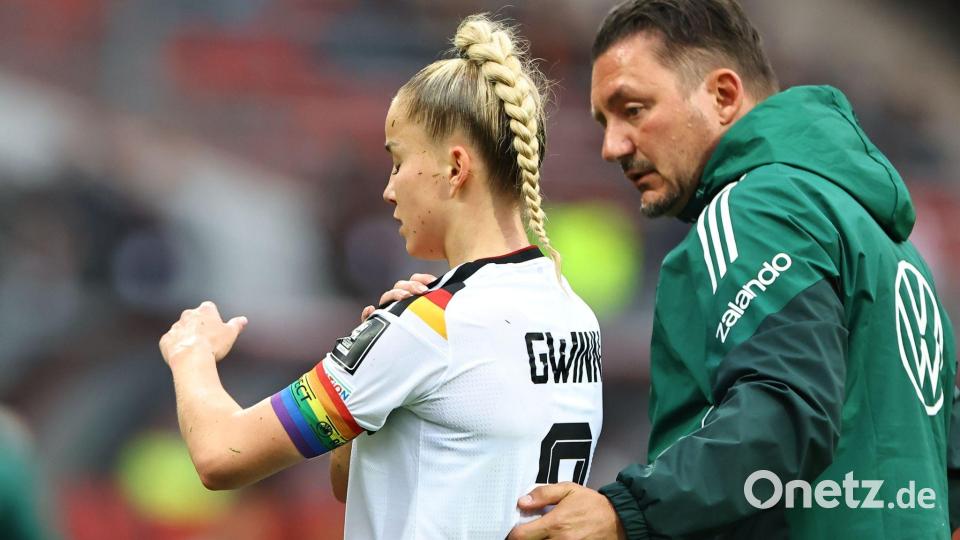 Musste verletzungsbedingt früh raus: Giulia Gwinn. Bild: Daniel Karmann/dpa