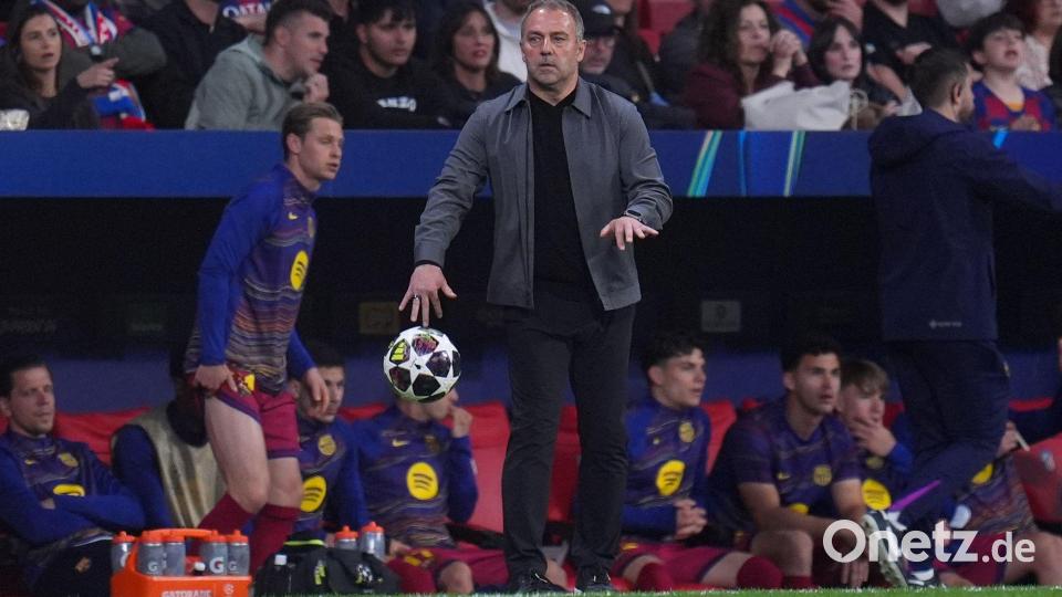 Für Hansi Flick ist mit Barcelona im Viertelfinale Endstation. Bild: Manu Fernandez/AP/dpa
