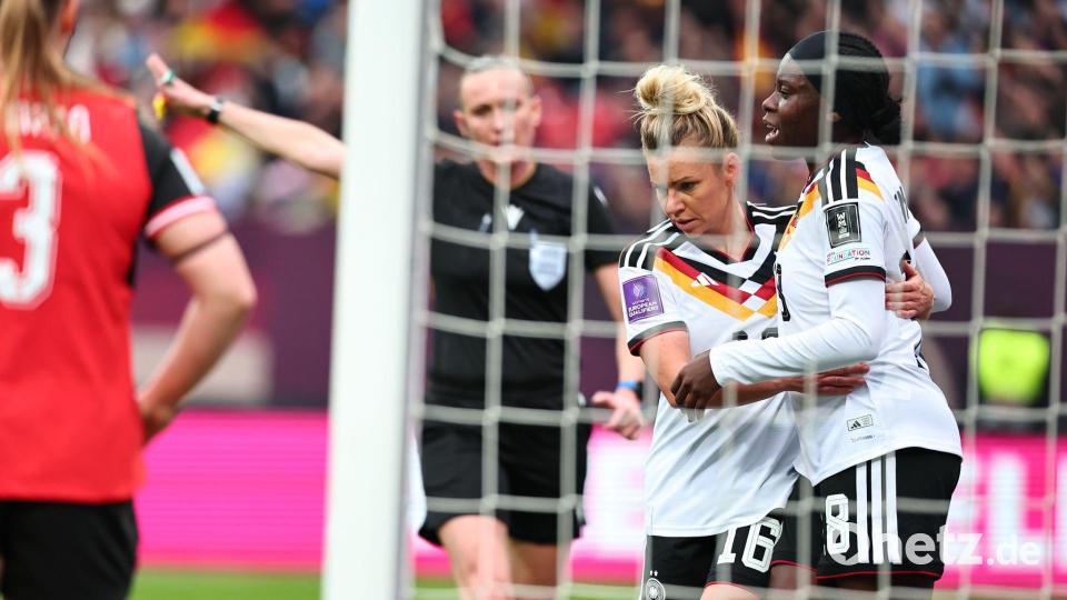 Traf zum 1:0: Nicole Anyomi. Bild: Daniel Karmann/dpa