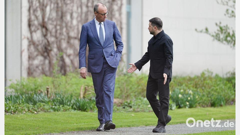 Deutsch-ukrainische Regierungskoalitionen starten mit Merz und Selenskyj Bild: Kay Nietfeld/dpa