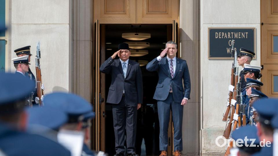 Die neue Partnerschaft wurde nach einem Treffen beider Politiker in Washington bekannt. Bild: Kevin Wolf/AP/dpa