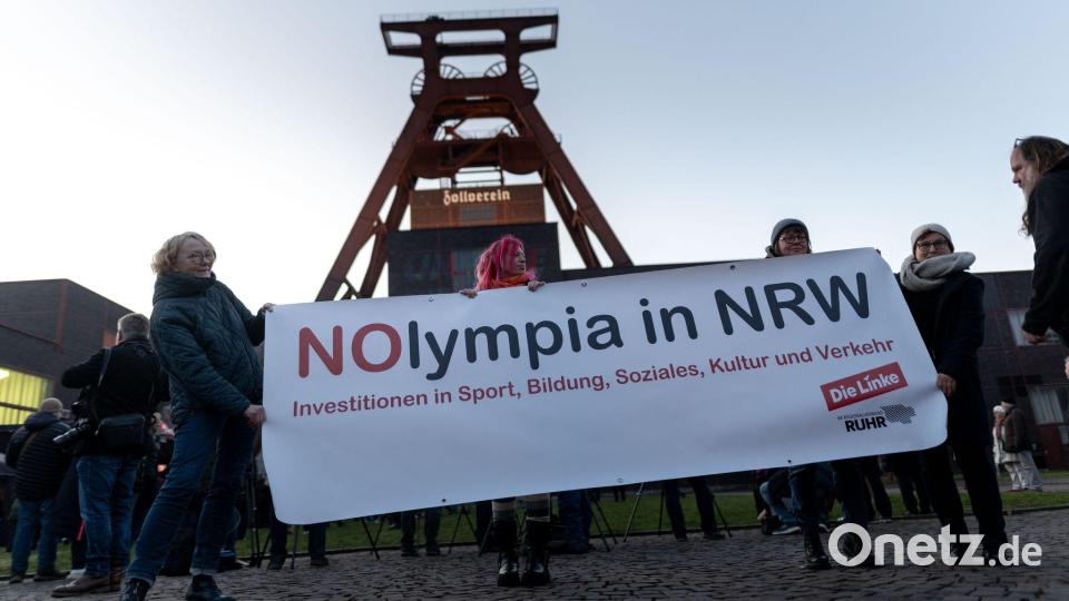 Doch es gibt auch Gegner für die Ausrichtung Olympischer und Paralympischer Spiele in NRW. (Archivbild) Bild: Fabian Strauch/dpa