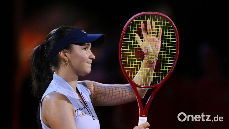 Eva Lys bedankte sich nach ihrem Sieg beim Publikum. Bild: Marijan Murat/dpa