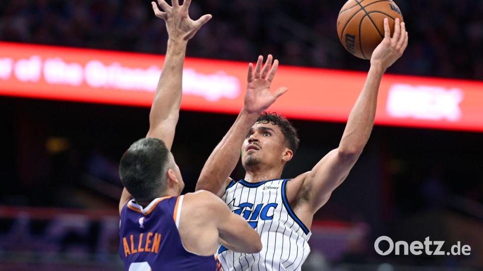 Tristan da Silva (r) etablierte sich in seiner zweiten NBA-Saison. (Archivbild) Bild: Phelan M. Ebenhack/AP/dpa