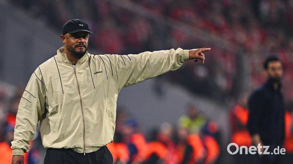 Vincent Kompany dirigiert seine Münchner. Bild: Tom Weller/dpa