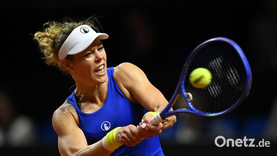 Laura Siegemund konnte die Titelkandidatin Iga Swiatek nicht stoppen. Bild: Marijan Murat/dpa