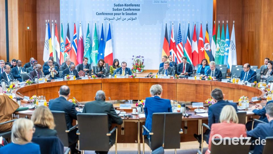 Auf der dritten internationalen Sudan-Konferenz geht es unter anderem um Zusagen für die Finanzierung humanitärer Hilfe. Bild: Michael Kappeler/dpa