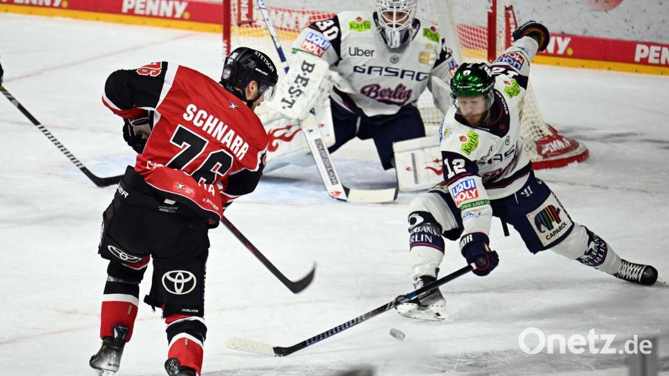 Die Eisbären Berlin lieferten sich mit den Kölner Haien einen richtigen Playoff-Fight. Bild: Federico Gambarini/dpa