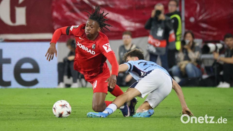 War zuletzt angeschlagen: Johan Manzambi (Archivbild) Bild: Philipp von Ditfurth/dpa