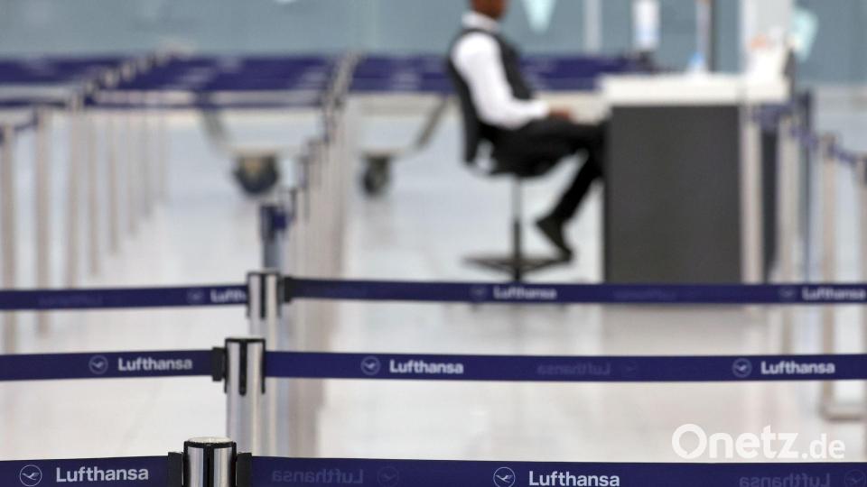 Wenig Betrieb herrschte bereits am Dienstag in den Lufthansa-Terminals. Bild: Karl-Josef Hildenbrand/dpa