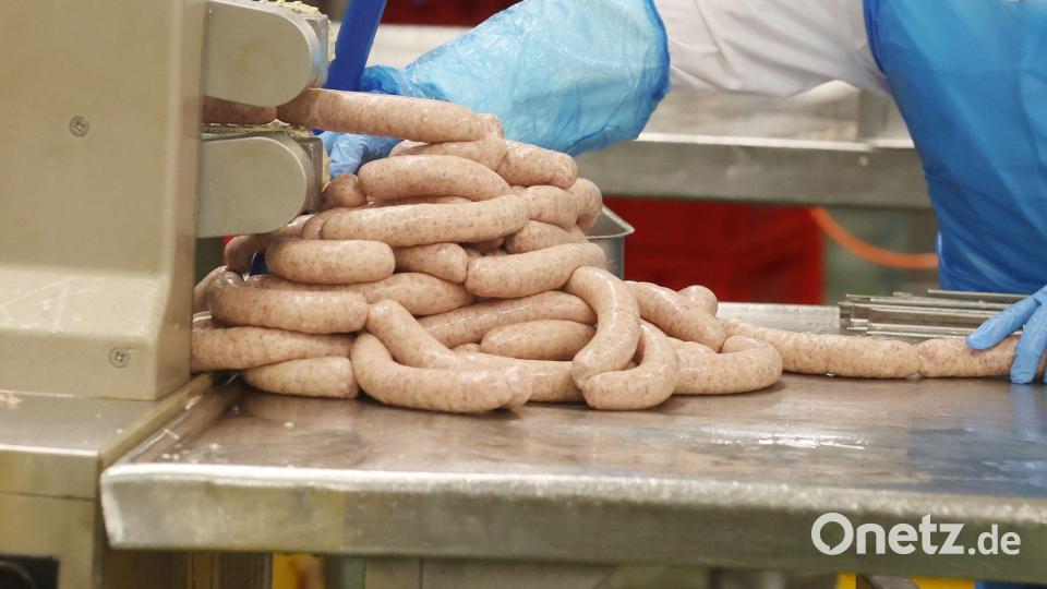 Die Arbeitsbedingungen in Schlachthöfen waren vor allem während der Corona-Pandemie in den Fokus gerückt. (Archivbild) Bild: Bodo Schackow/dpa