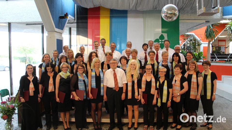 Kirchenchor Schönsee beim Proben. Bild: Hubert Reimer