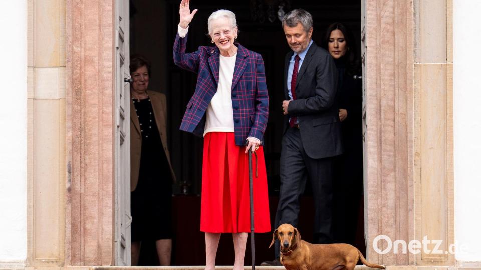 Zahlreiche Dänen gratulieren ihrer Altkönigin zum Geburtstag. Bild: Ida Marie Odgaard/Ritzau Scanpix via AP/dpa