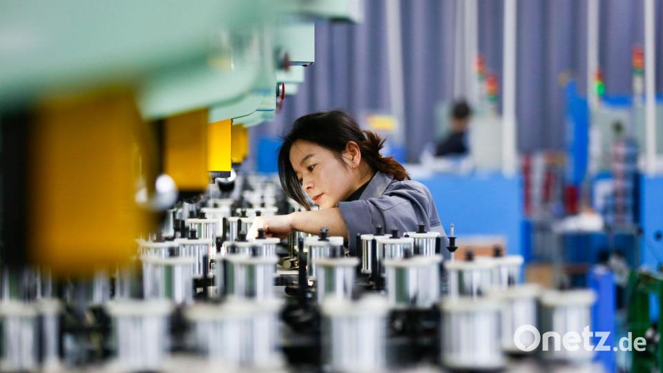 Chinas Industrie gilt in vielen Branchen wegen ihrer niedrigen Preise als besonders wettbewerbsfähig. (Symbolbild) Bild: Xu Zeyuan/XinHua/dpa