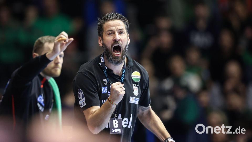 Hofft mit dem SC Magdeburg auf das Double: Trainer Bennet Wiegert. (Archivbild) Bild: Ronny Hartmann/dpa-Zentralbild/dpa