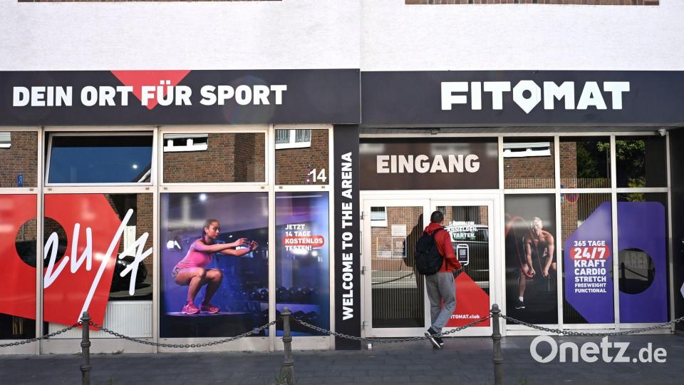 Ein Fitomat-Fitnessstudio ohne Personal in Pulheim bei Köln. Bild: Wolf von Dewitz/dpa