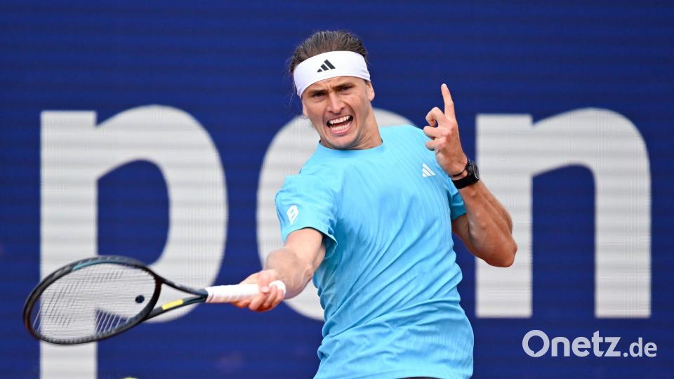 Gewann sein Achtelfinale in München souverän: Alexander Zverev. Bild: Sven Hoppe/dpa