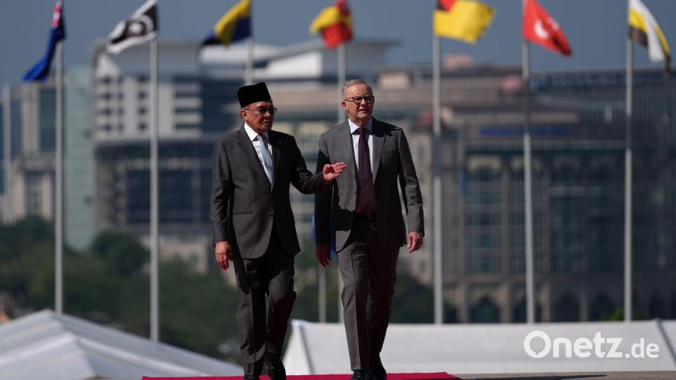 Australiens Premierminister Anthony Albanese reist derzeit durch Südostasien, um die Treibstoffversorgung in Down Under zu sichern. Bild: Vincent Thian/Pool AP/AP/dpa