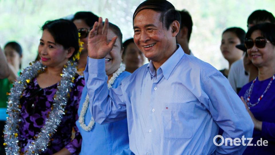 Der frühere Präsident kam völlig überraschend fünf Jahre nach dem Putsch frei. (Archivbild) Bild: Aung Shine Oo/AP/dpa