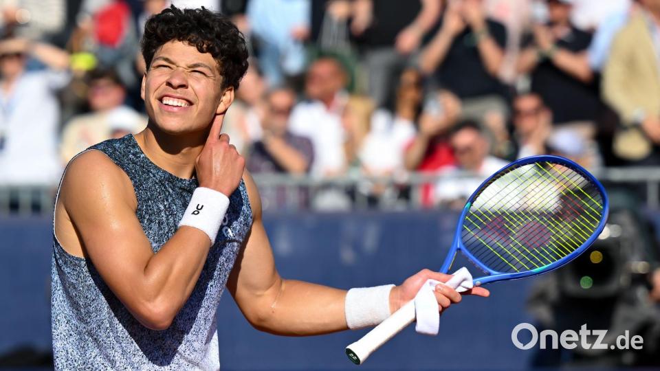 Vorjahresfinalist Ben Shelton spielt erneut um den Einzug ins Endspiel von München. Bild: Sven Hoppe/dpa