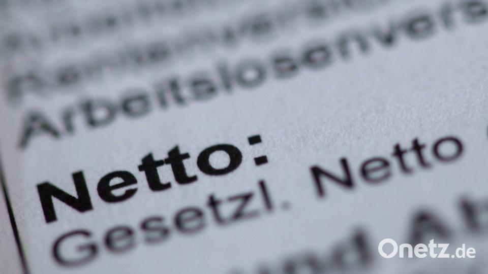 Mehr Netto - das soll die Entlastungsprämie bewirken. Bild: Jens Büttner/dpa-Zentralbild/dpa