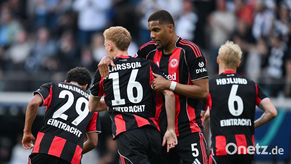 Gehörte zu den besten Frankfurtern: Torschütze Hugo Larsson. Bild: Florian Wiegand/dpa