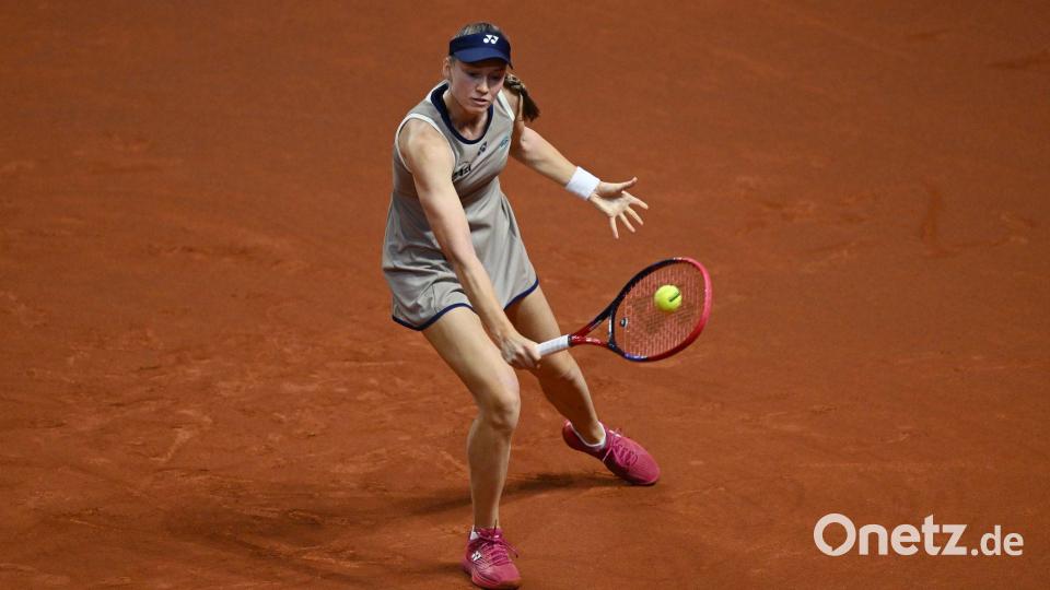 Jelena Rybakina steht wie 2024 in Stuttgart im Endspiel. Bild: Marijan Murat/dpa
