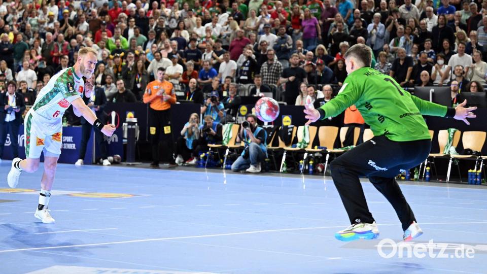 Die Entscheidung im Halbfinale zwischen Magdeburg und dem BHC fiel erst im Siebenmeterwerfen. Bild: Federico Gambarini/dpa