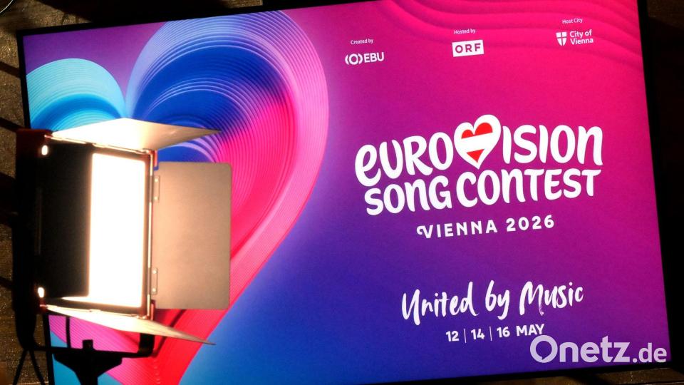 Der ESC steht in diesem Jahr unter dem Eindruck des Konflikts in Nahost. (Archivbild) Bild: Harald Schneider/APA/dpa