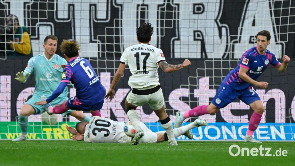 Jens Castrop hätte das zweite Gladbacher Tor erzielen müssen. Bild: Ulrich Hufnagel/dpa