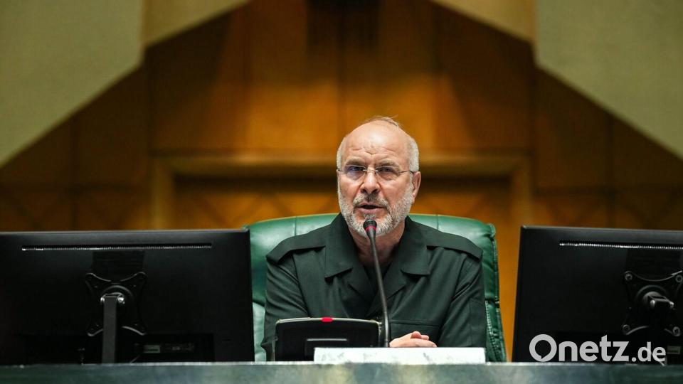 Irans Parlamentspräsident Galibaf sieht noch viele offene Punkte in Verhandlungen mit den USA Bild: Hamed Malekpour/Khane Melat/dpa