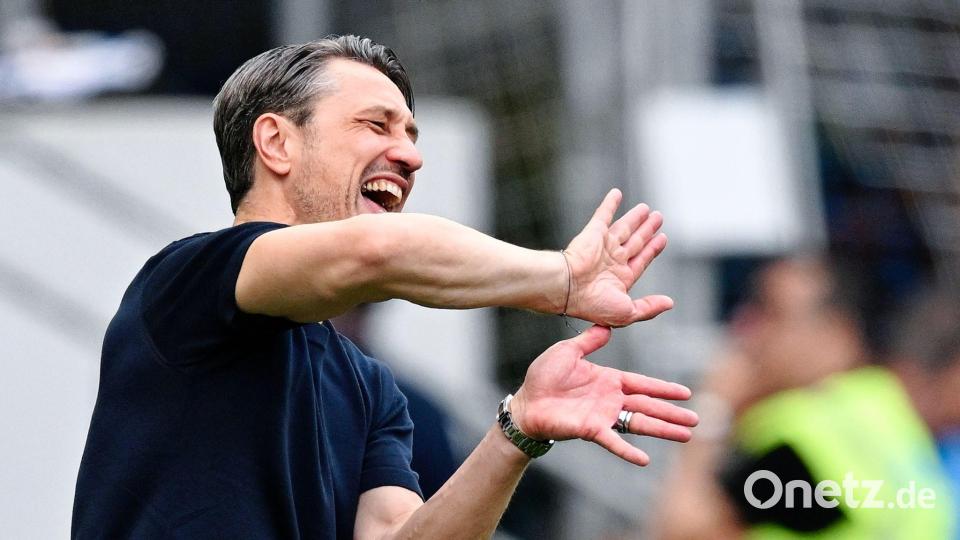 Hadert mit seinen Profis: Trainer Niko Kovac. Bild: Uwe Anspach/dpa