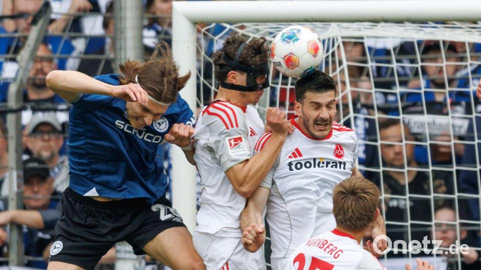 Bielefeld und Nürnberg trennen sich unentschieden. Bild: Friso Gentsch/dpa