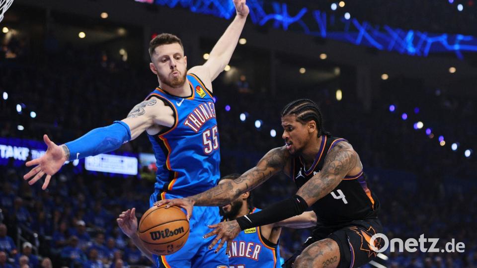 Der Sieg der Oklahoma City Thunder zum Start in die Playoffs war nie gefährdet. Bild: Nate Billings/AP/dpa