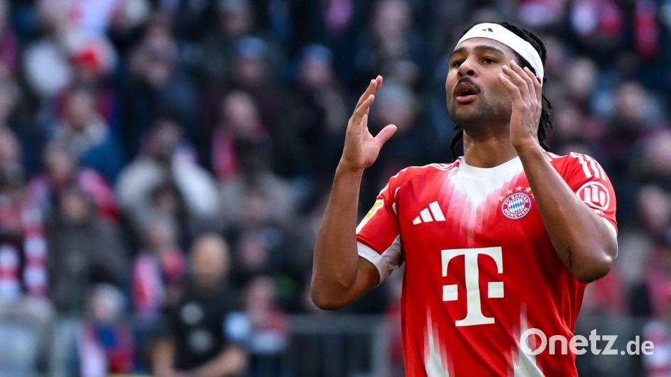 Serge Gnabry fehlt dem FC Bayern wohl bis zum Saisonende. (Archivbild) Bild: Sven Hoppe/dpa
