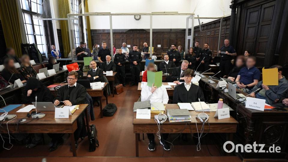 Ein mutmaßliches Mitglied der rechtsextremen Terrorgruppe „Letzte Verteidigungswelle“ war zur Tatzeit erst 14 Jahre alt. (Archivbild) Bild: Marcus Brandt/Pool dpa/dpa