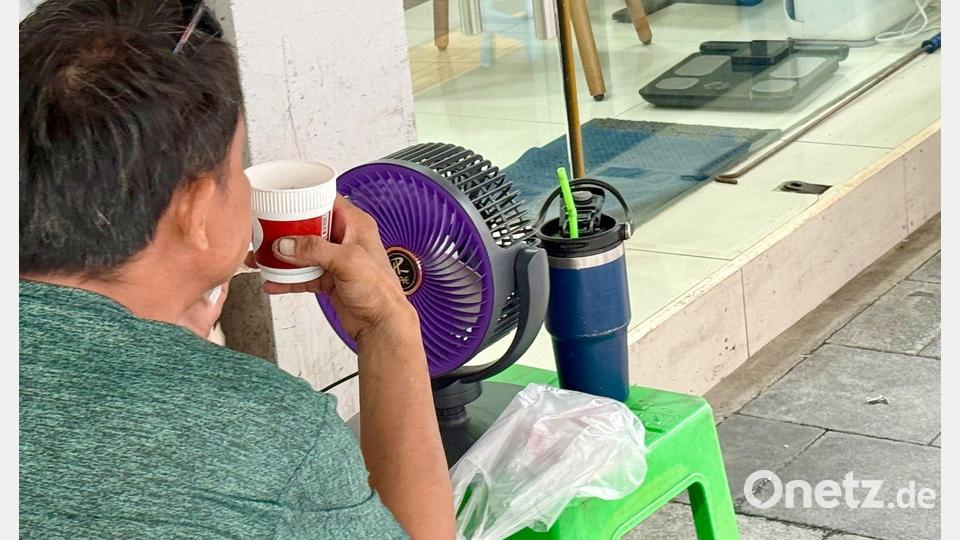 Seit fast drei Wochen ächzt Bangkok unter extremer Hitze. Bild: Carola Frentzen/dpa