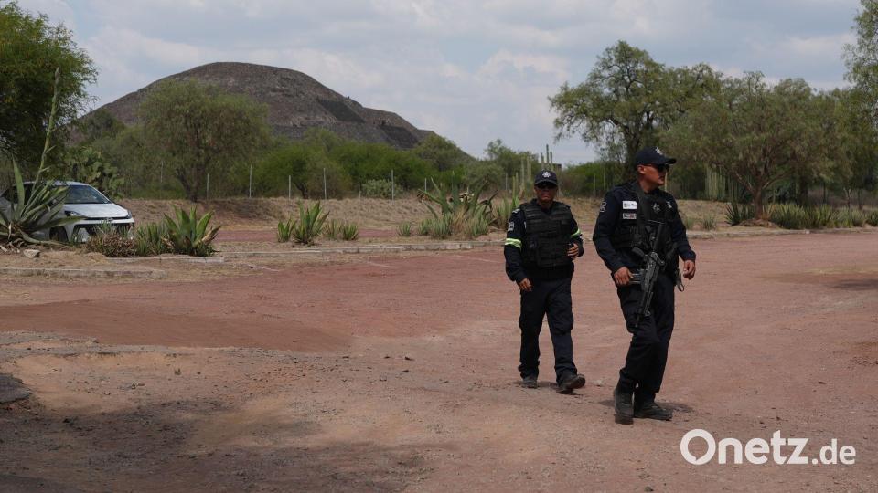 Nach dem Angriff bleibt die Ruinenstadt bis auf weiteres geschlossen. Bild: Eduardo Verdugo/AP/dpa