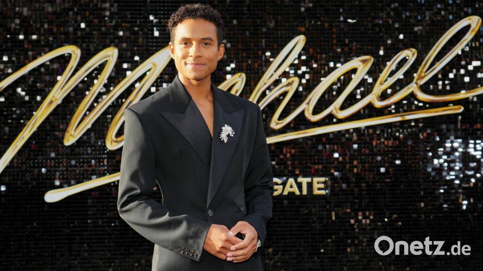 Hauptdarsteller Jaafar Jackson. Bild: Jordan Strauss/Invision/AP/dpa