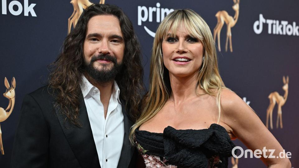 Seit 2019 verheiratet: Tom Kaulitz und Heidi Klum. (Archivbild) Bild: Peter Kneffel/dpa