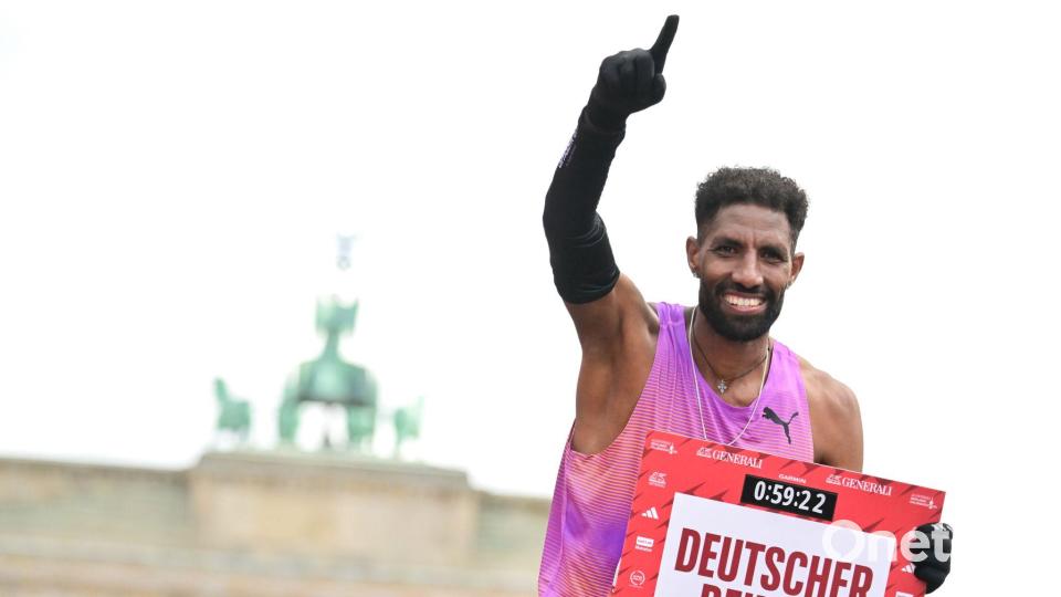 Amanal Petros ist derzeit der beste deutsche Marathonläufer. (Archivbild) Bild: Sebastian Christoph Gollnow/dpa