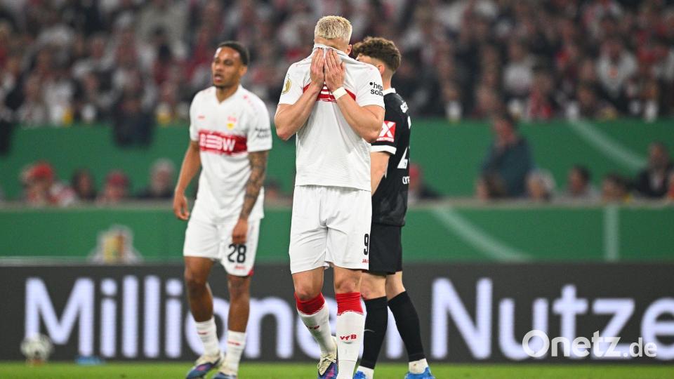 Die Stuttgarter konnten mit der ersten Hälfte nicht zufrieden sein. Bild: Tom Weller/dpa