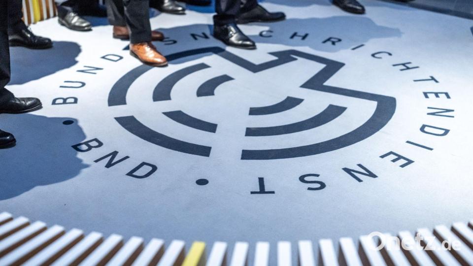 Festakt zum 70. Jubiläum in der Zentrale des deutschen Auslandsgeheimdienstes BND. Bild: Michael Kappeler/dpa