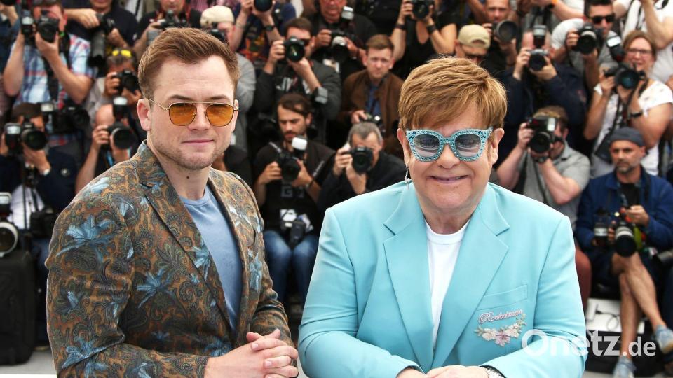 Das Elton-John-Biopic „Rocketman“ wurde 2019 in Cannes außerhalb des Wettbewerbs gezeigt. (Archivbild) Bild: Joel C Ryan/Invision/AP/dpa